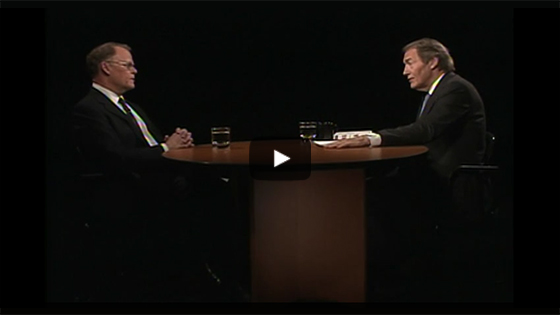 Professor Kloppenburg and Charlie Rose interview